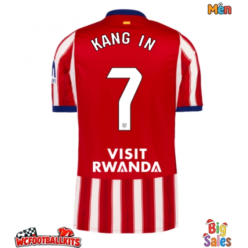Atletico Madrid Lee Kang-in #7 Replica Home Stadium Shirt 2026-27 Short Sleeve